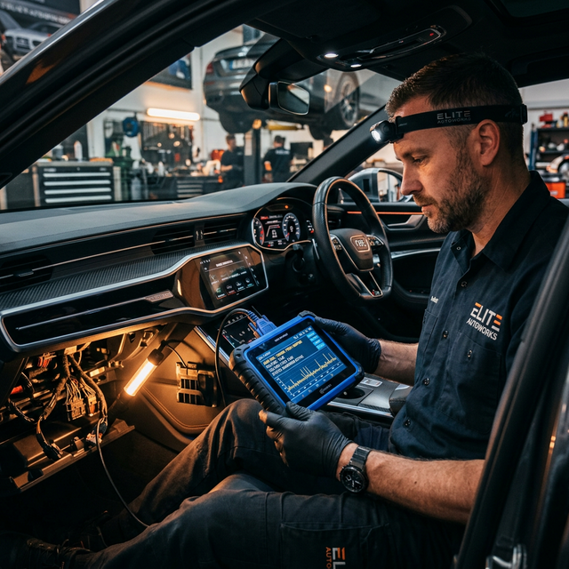 Car auto electrical work, wiring repair and ECU scanning in Newasa